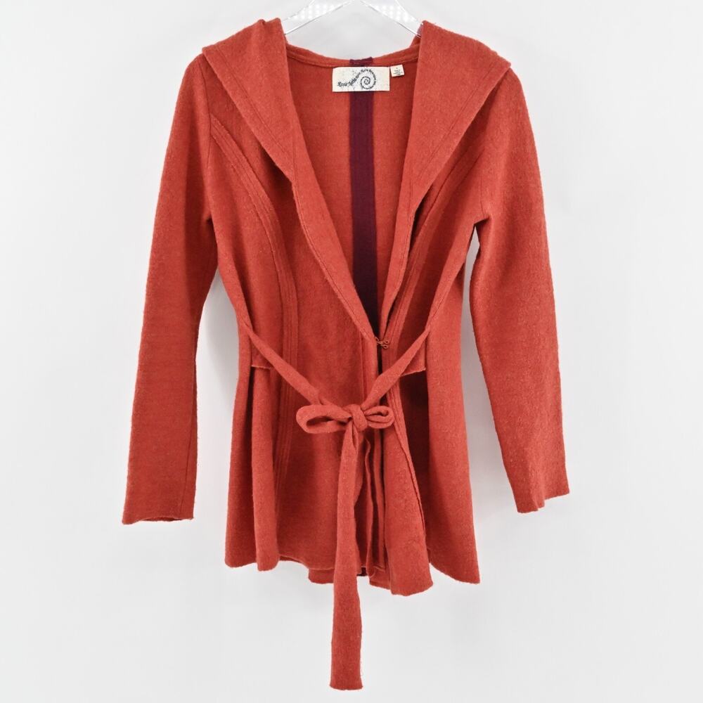 Anthropologie Rust Cardigan Sweater